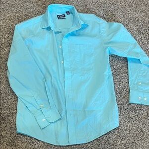Chaps Boy’s Light Blue Casual Button Down Shirt